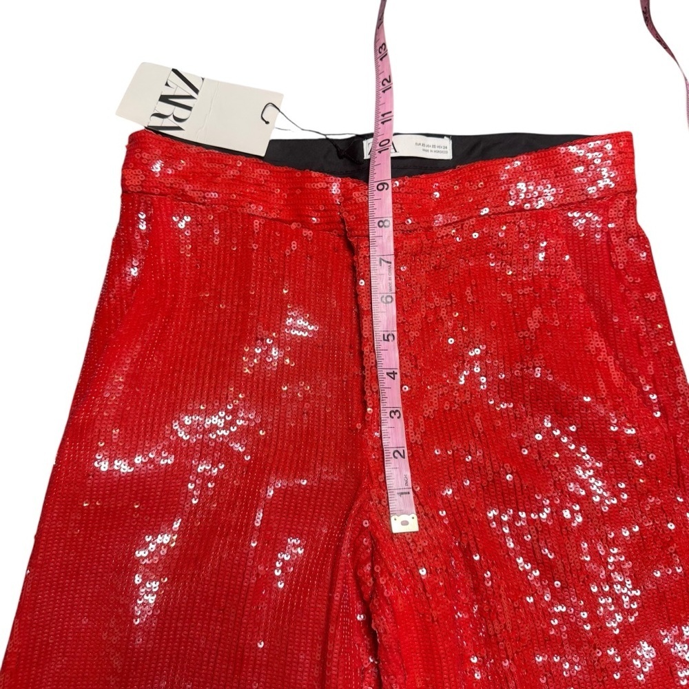 NWT ZARA Sequin Trousers size XS - Picture 8 of 12
